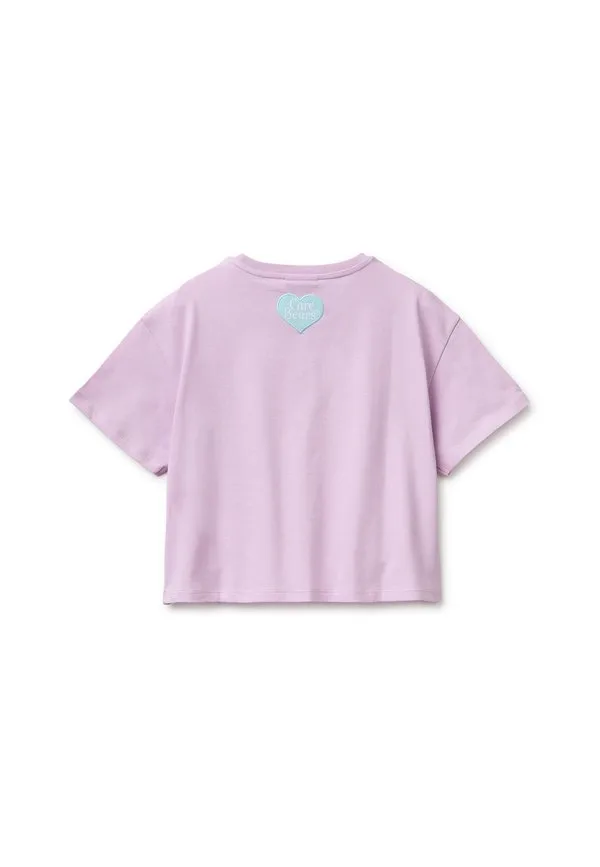 Футболка с принтом United Colors Of Benetton, Pink — фото 2