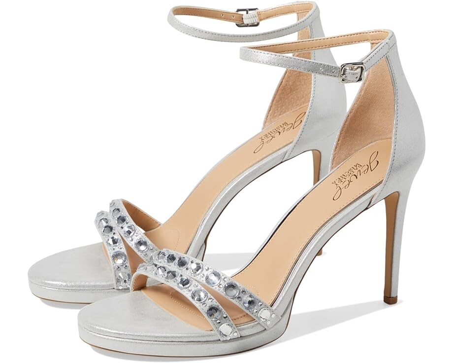 

Туфли Jewel Badgley Mischka Hustle, цвет Silver Metallic