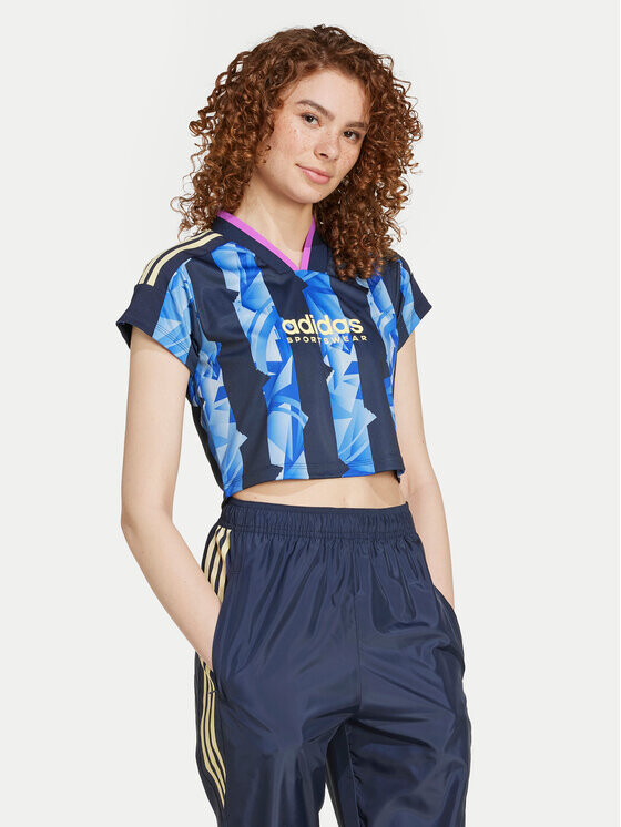 

Футболка узкого кроя Adidas, синий