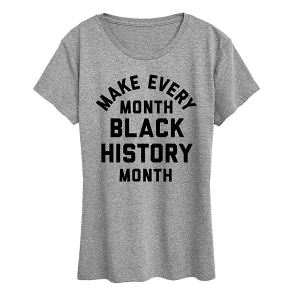 

Футболка Women's black history month graphic Licensed Character, Heather Gray, Черный, Футболка Women's black history month graphic Licensed Character, Heather Gray