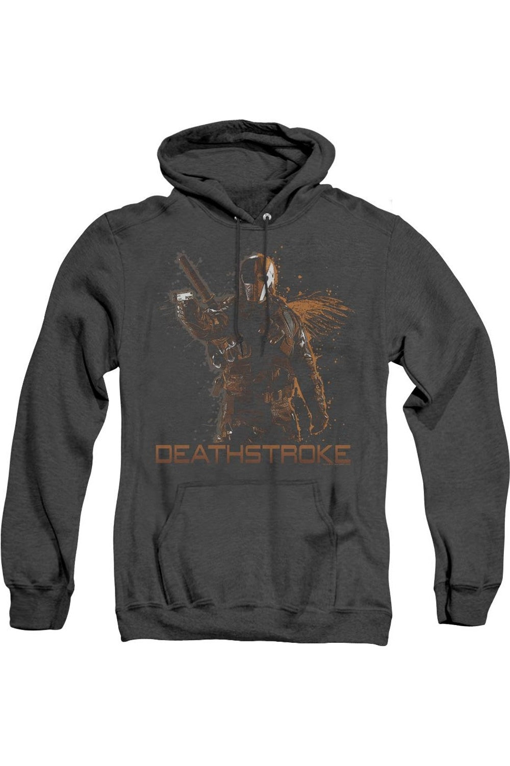 

Толстовка с капюшоном Arrow Deathstroke для взрослых Heather Gildan, черный