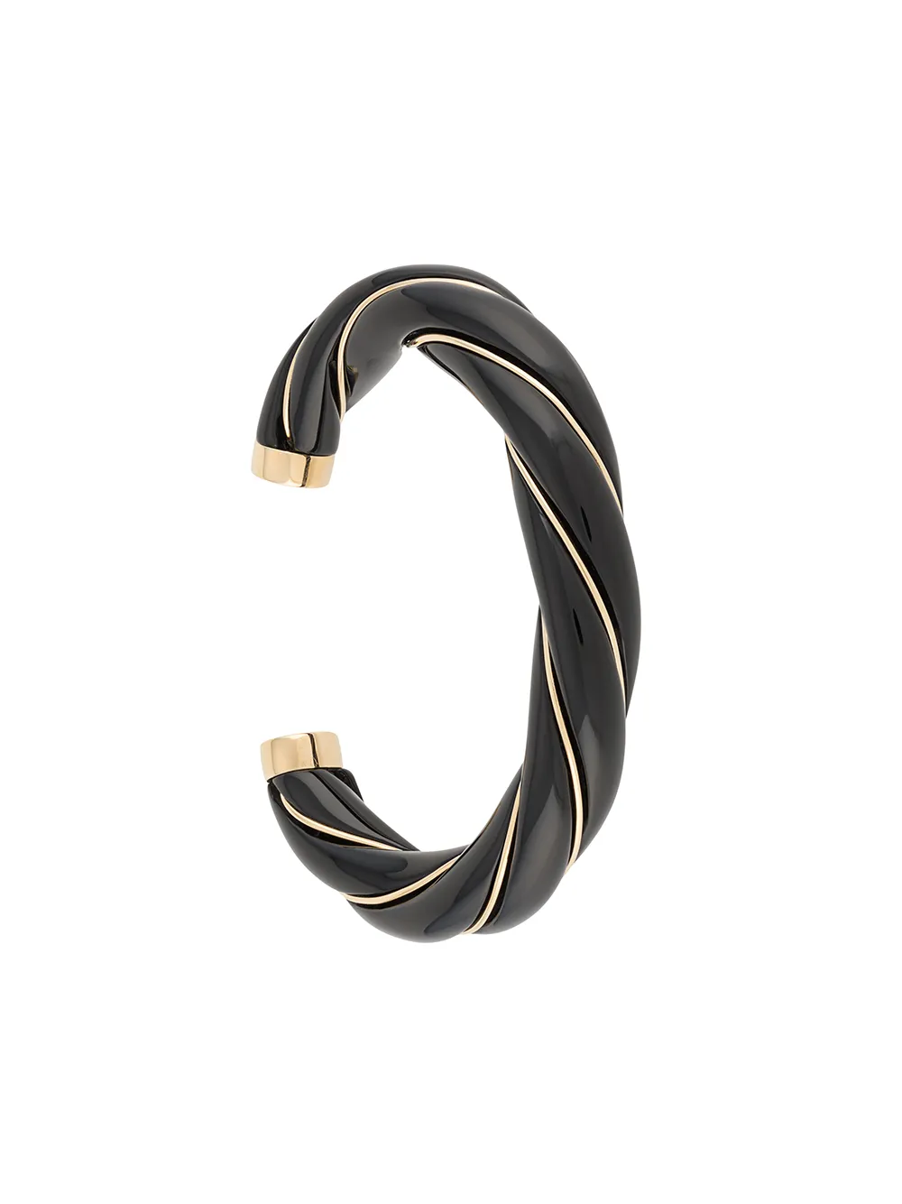 

Витой браслет Diana с эмалью Aurelie Bidermann, черный