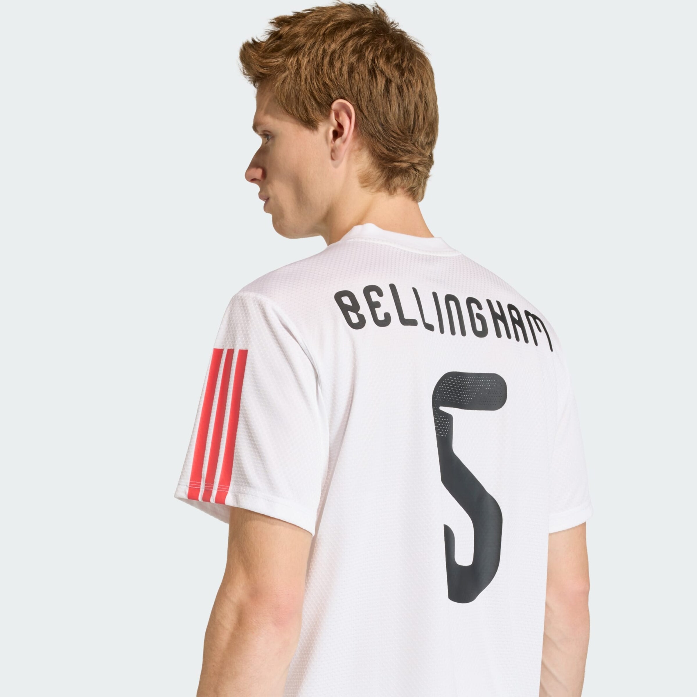 Adidas Performance Футболка 'Jude Bellingham' в белом цвете — фото 4