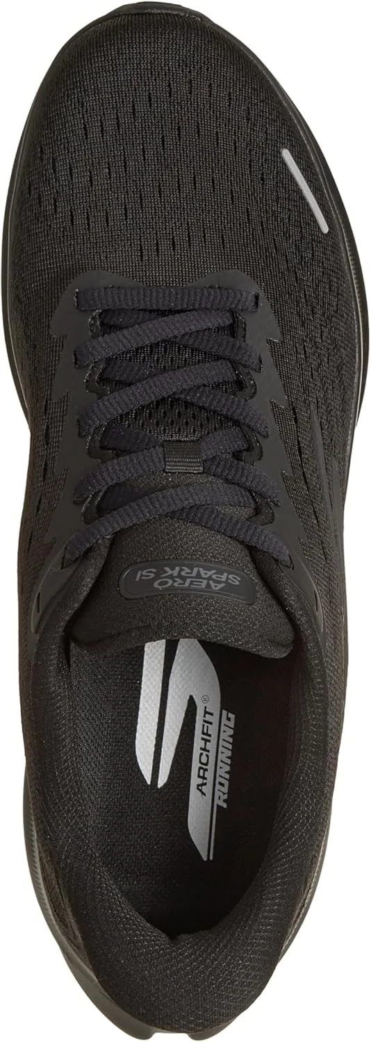 Мужские кроссовки Skechers Aero Spark Hands Free без шнурков, черный — фото 3
