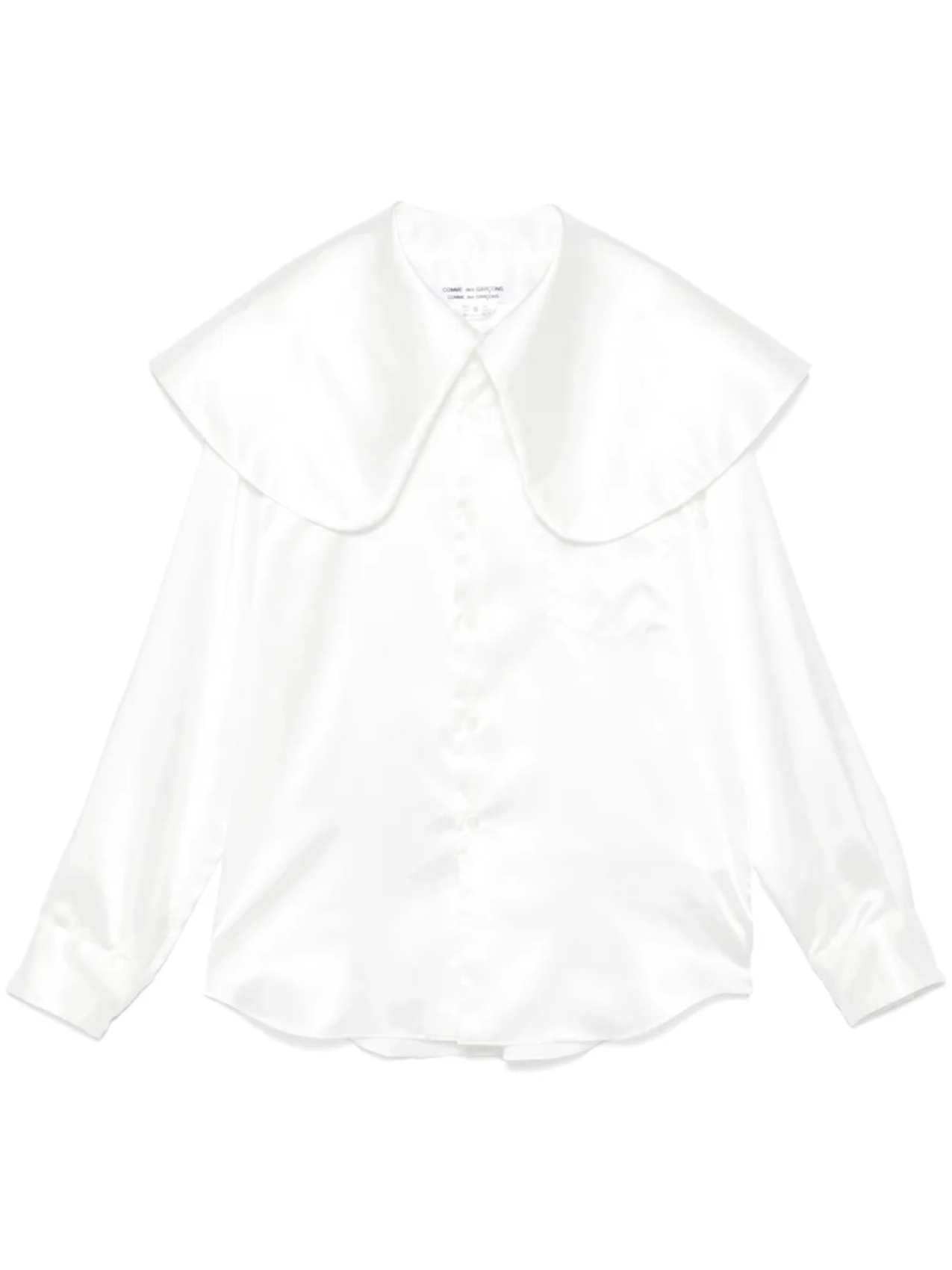 

Comme Des Garçons Comme Des Garçons рубашка с объемным воротником, белый