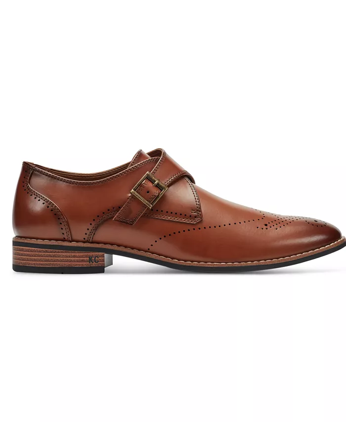 Мужские туфли Cheer Single Monk Strap Kenneth Cole Reaction, загар/бежевый — фото 2