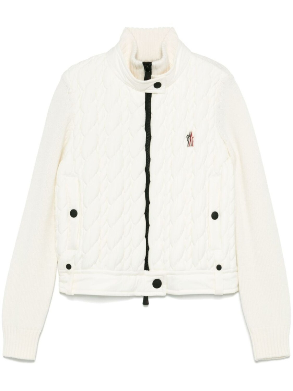 

Moncler Grenoble куртка из вирджинской шерсти на молнии, белый