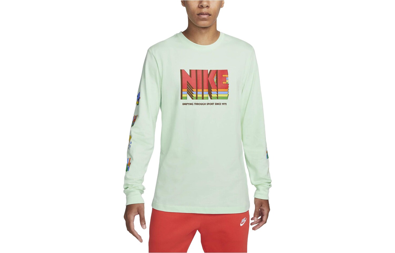 

Футболка мужская мятно-зеленая Nike, мятно-зеленый