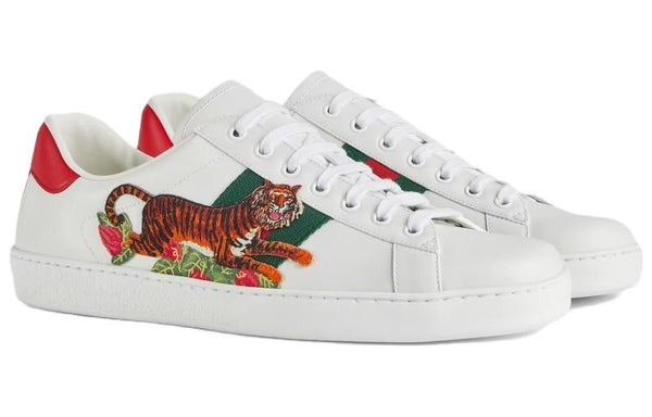 Кроссовки ace 'lunar new year - tiger' Gucci, белый — фото 2