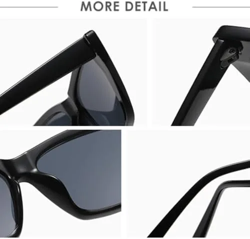 

Модные солнцезащитные очки «кошачий глаз» для женщин, минималистичные, желейного цвета, защита от УФ-излучения UV400, серо-розовые, один размер MTZJH, One Color