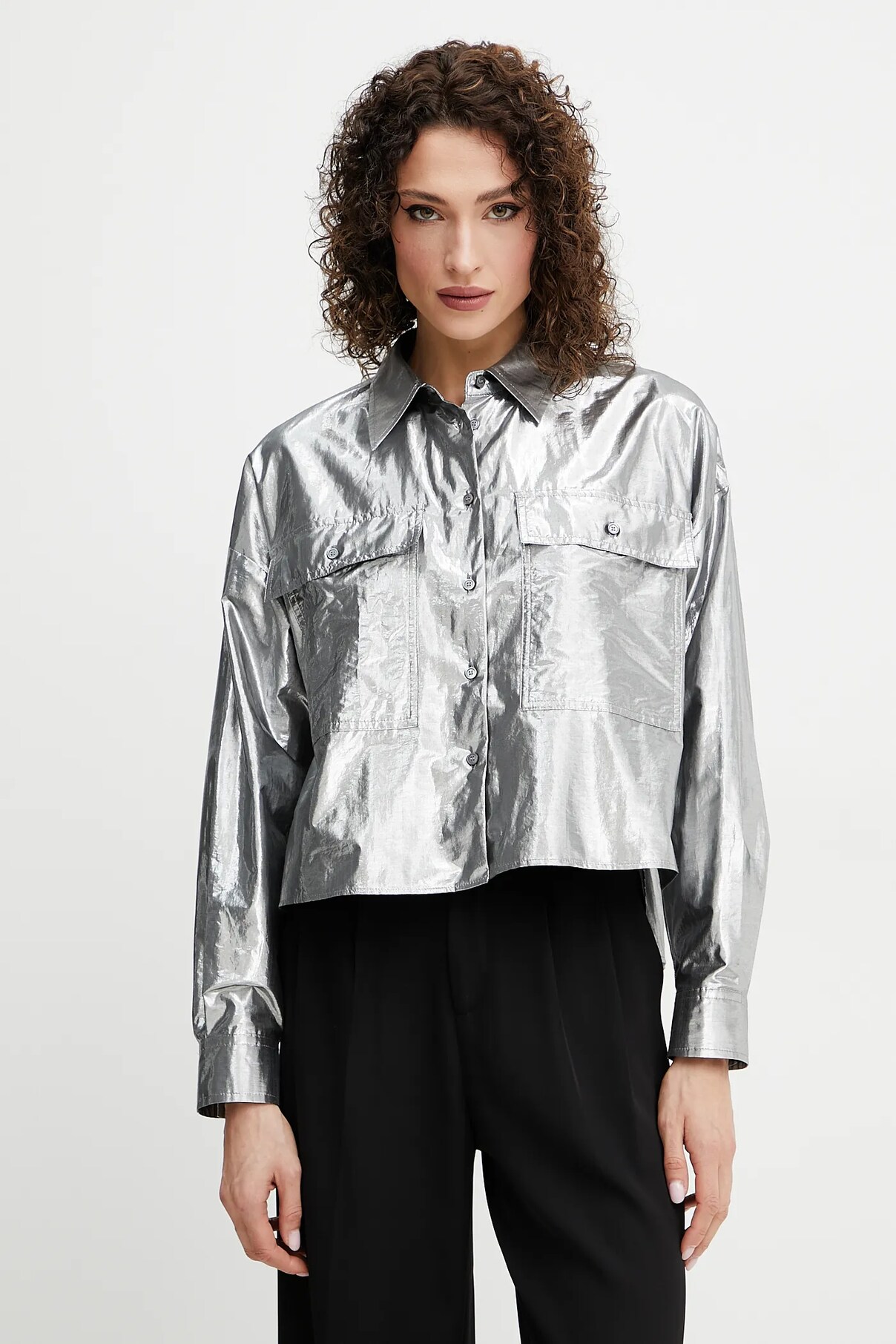 

Футболка Weekend Max Mara, серебряный