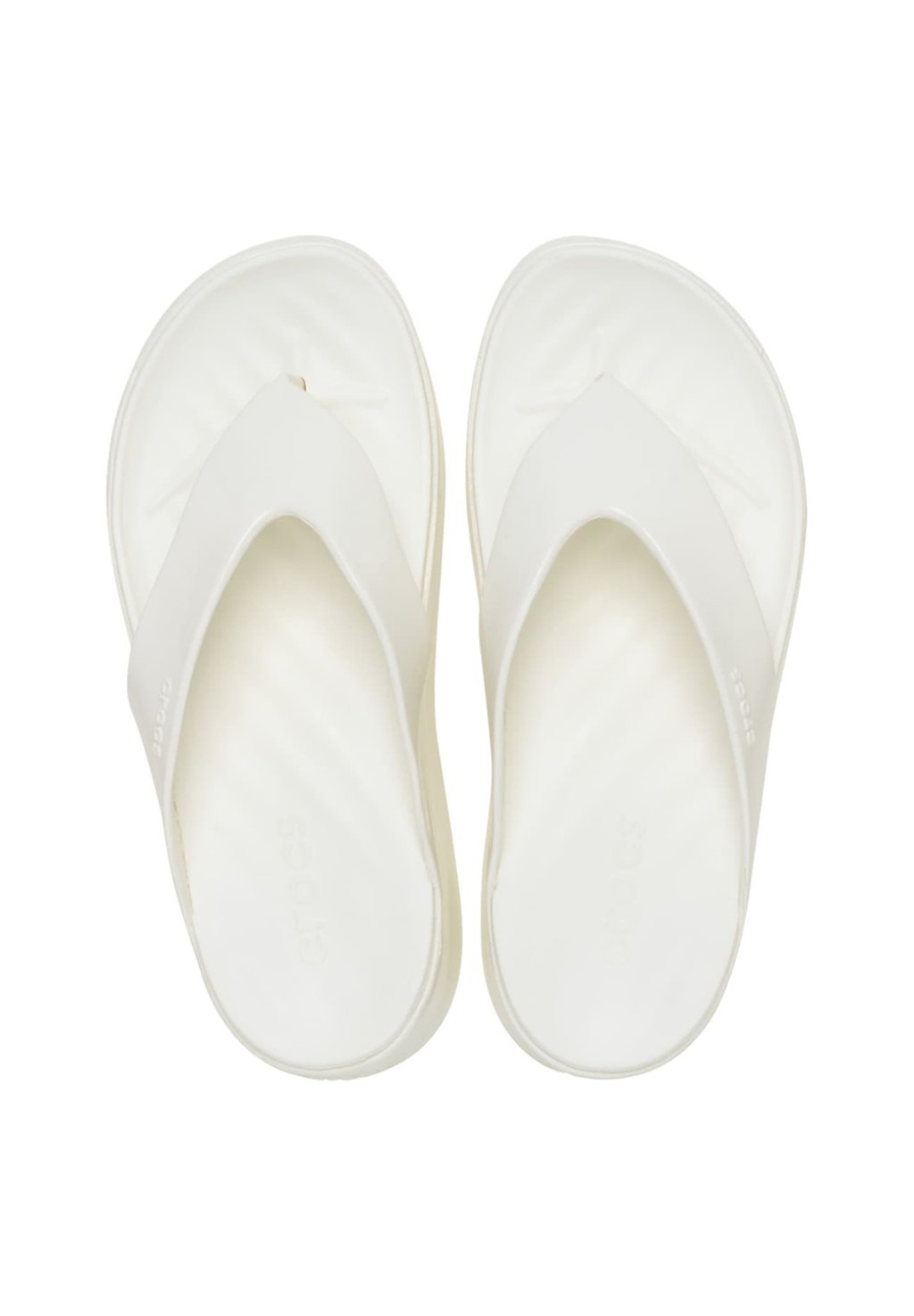 Сандалии GETAWAY PLATFORM PATENT FLIP Crocs, белый — фото 3