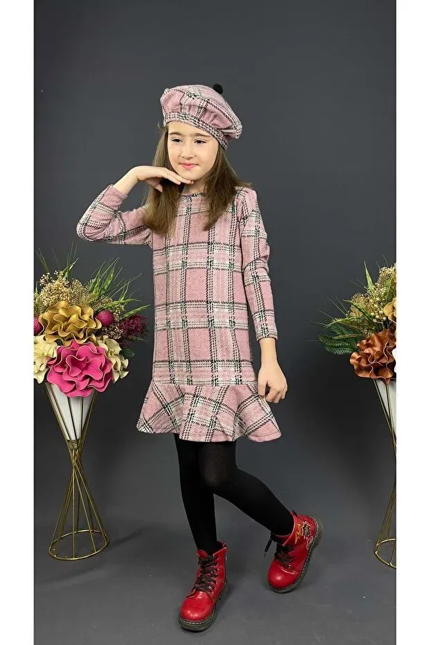 Детское платье для девочек с длинным рукавом Mnk Baby&Kids, Pink
