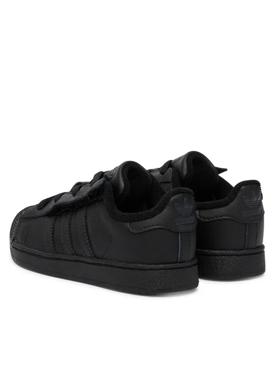Кроссовки Superstar II Comfort Closure Elastic Lace Adidas, черный — фото 3