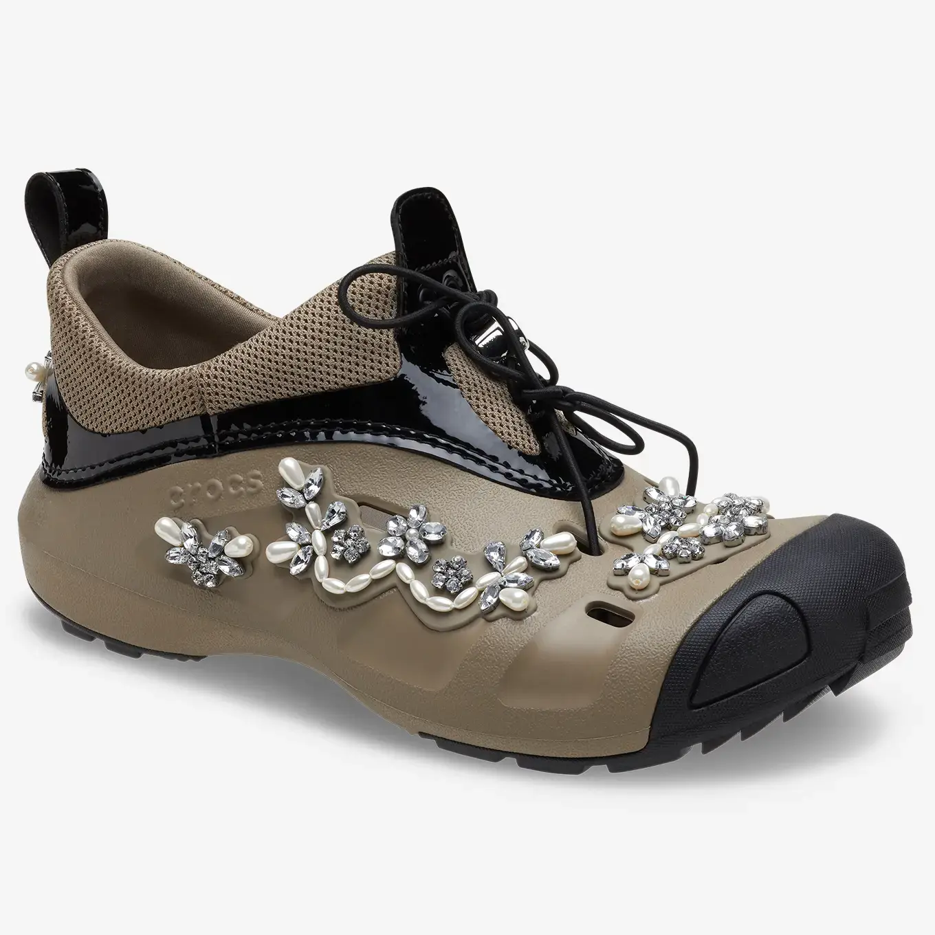 Кроссовки Crocs x Simone Rocha Quick Trail, хаки