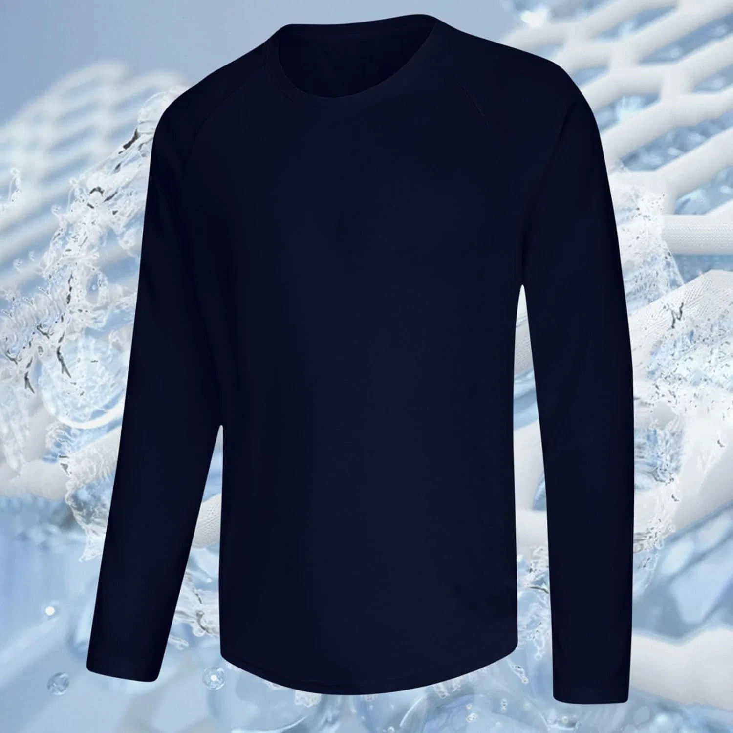Мужская футболка с защитой UPF 50+ NoxwB, Dark Blue — фото 2