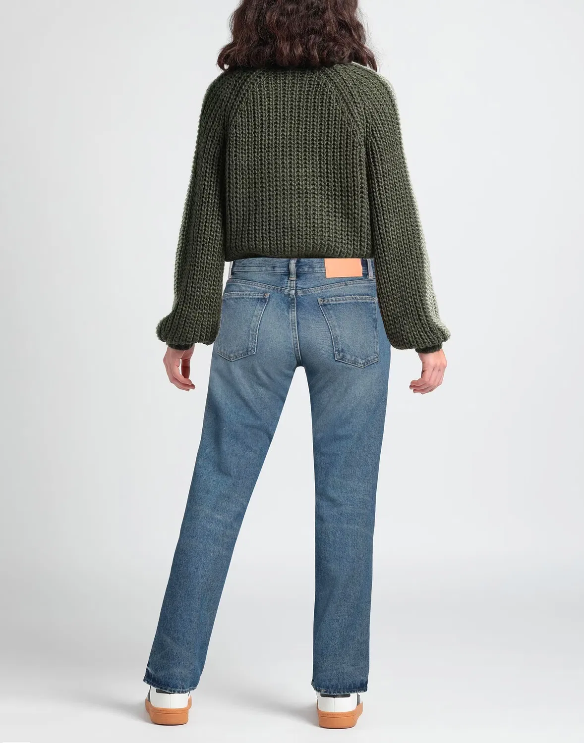 Женские джинсы зауженные Acne Studios, синий — фото 3