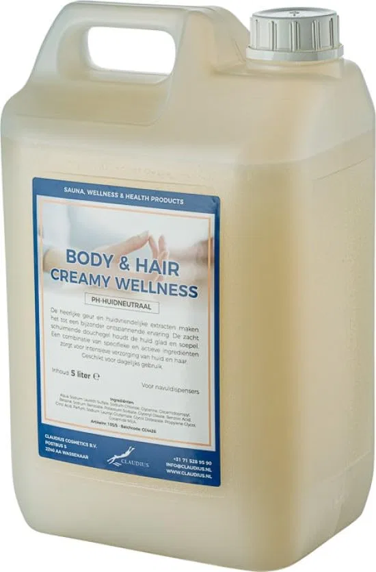 Гель для душа и шампунь Claudius Creamy Wellness, 5 л