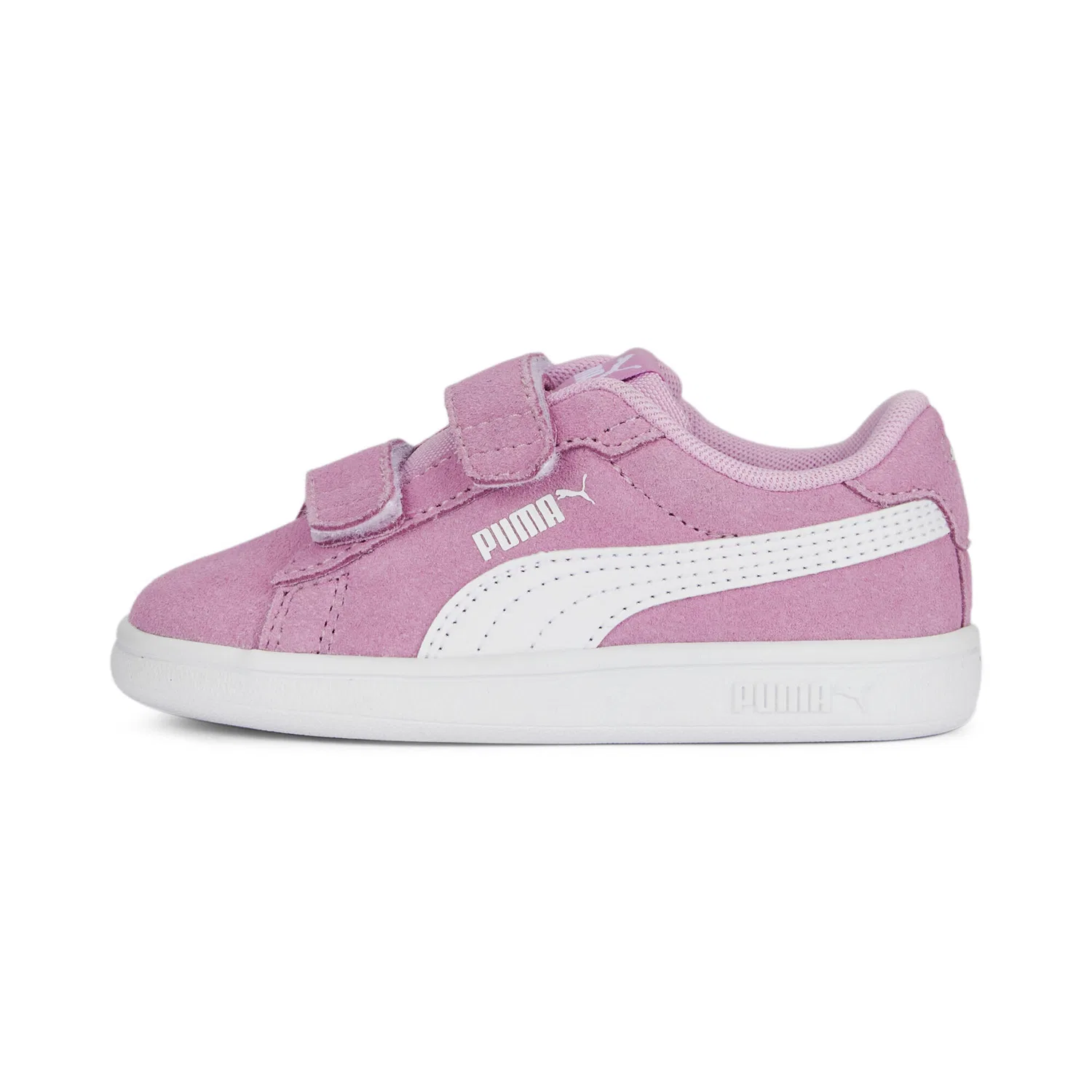 Детские кроссовки из велюра Smash 3.0 Suede Puma, Konigliches Lila / Weiss — фото 3
