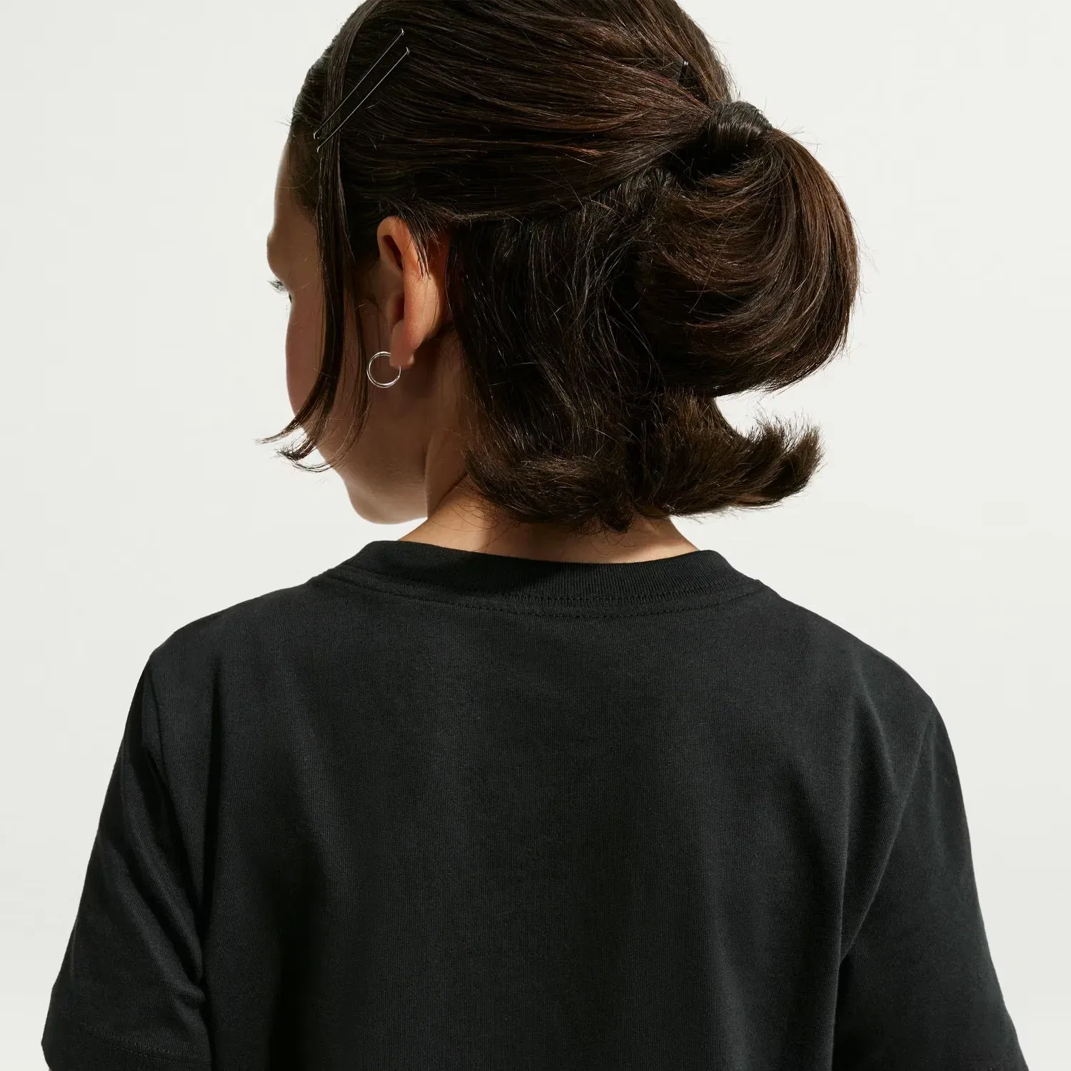 Детская футболка для мальчиков хлопковая Sportswear Tee Air Nike, Negro — фото 4
