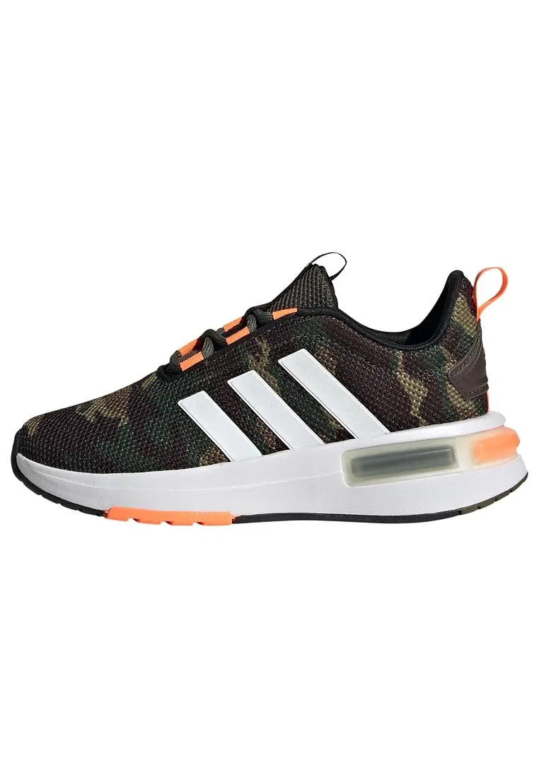 Детские кроссовки для мальчиков с закрытым носком Racer Tr23 Adidas, Shadow Olive Ftwr White Screaming Orange