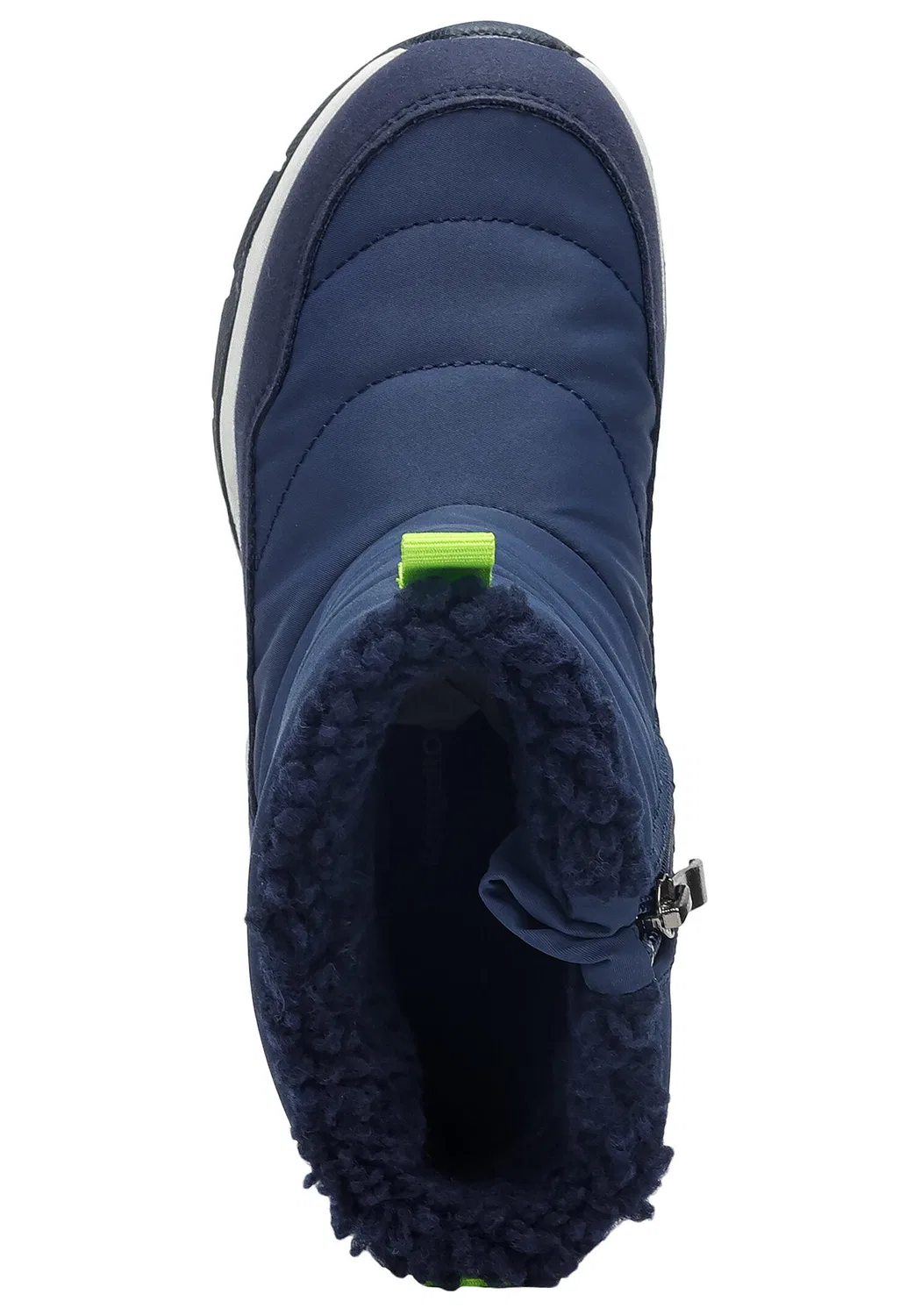 Детские утепленные зимние ботинки с мембраной RTX KangaROOS K-FR Floki RTX, Navy Lime — фото 4