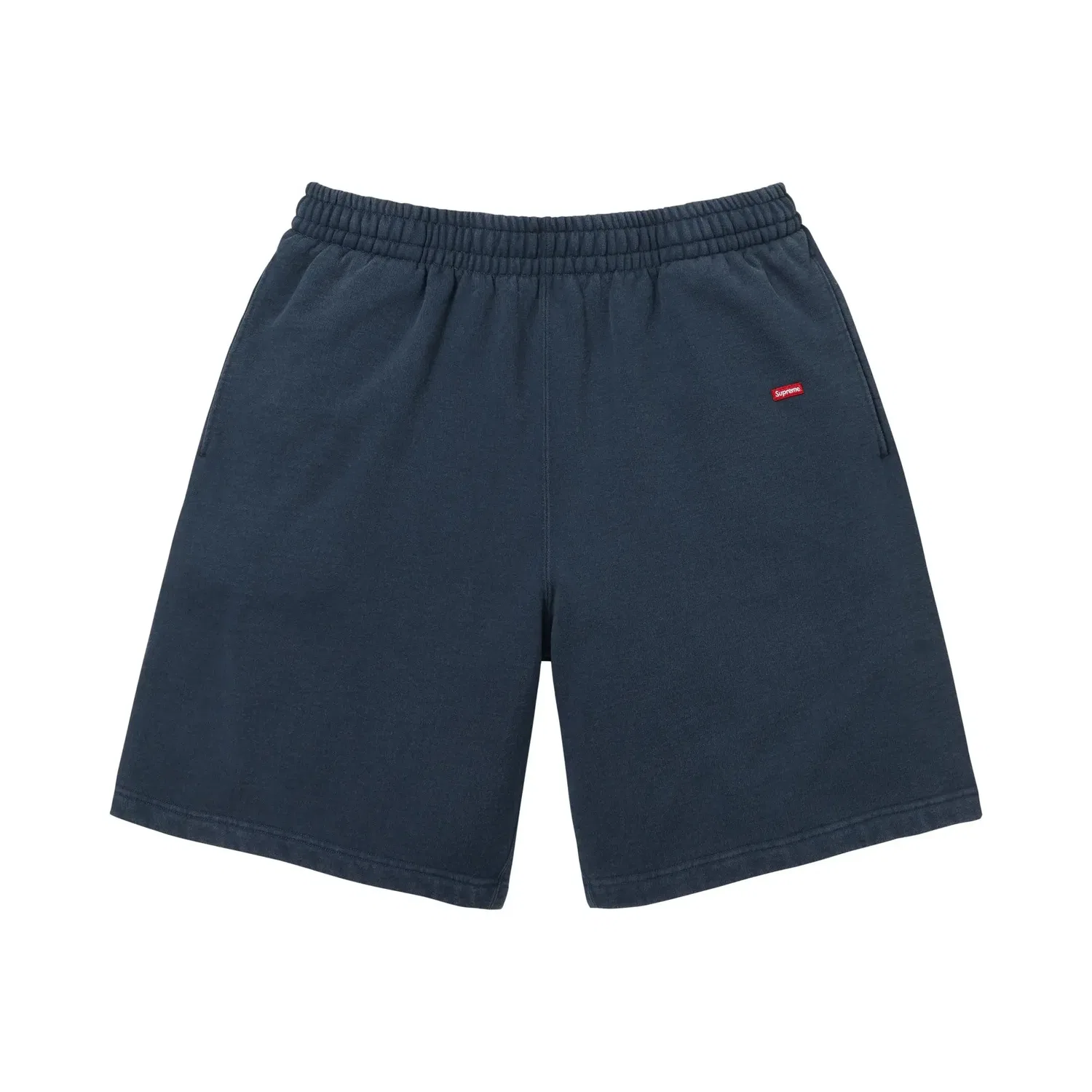Шорты из футера Supreme Small Box, Navy