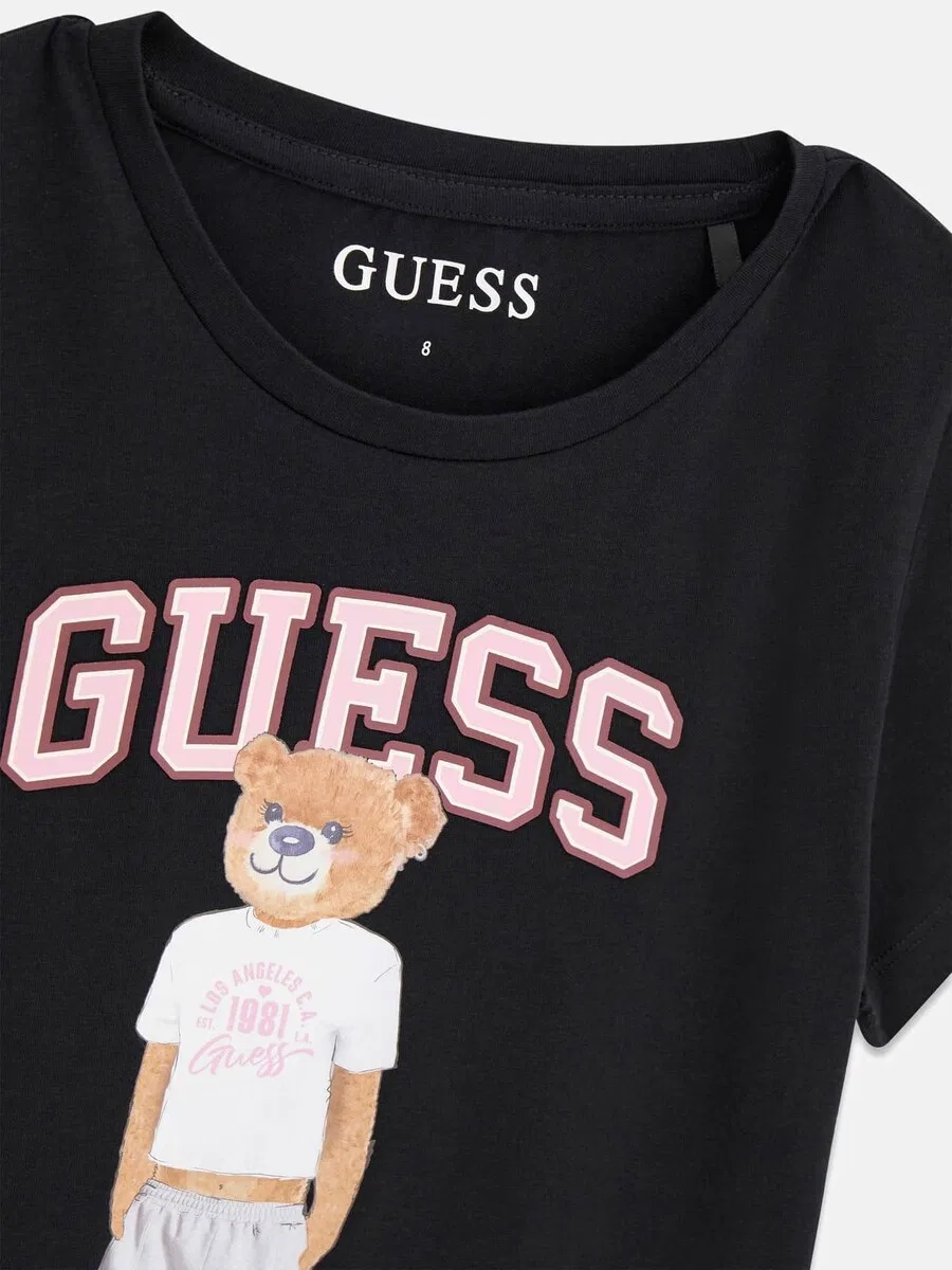 Футболка GUESS черного цвета — фото 3