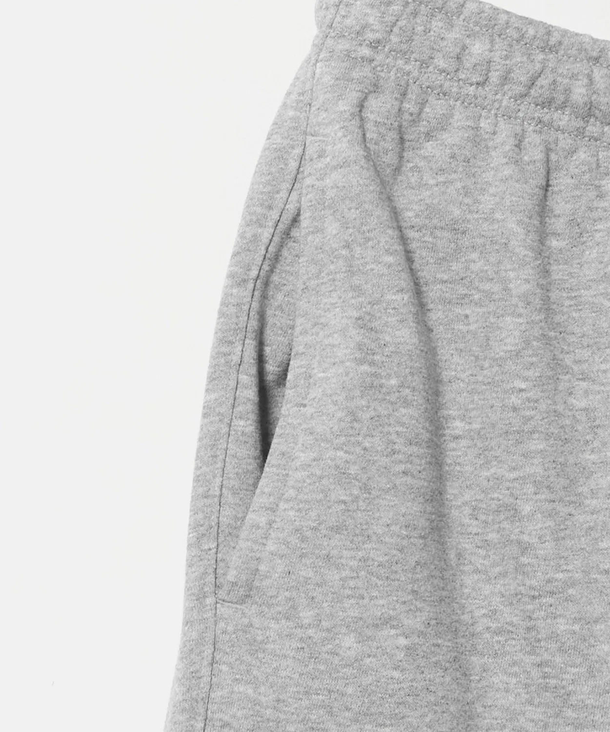 Мужские спортивные штаны из футера с принтом Nike Club French Terry Open Hem, Black — фото 4