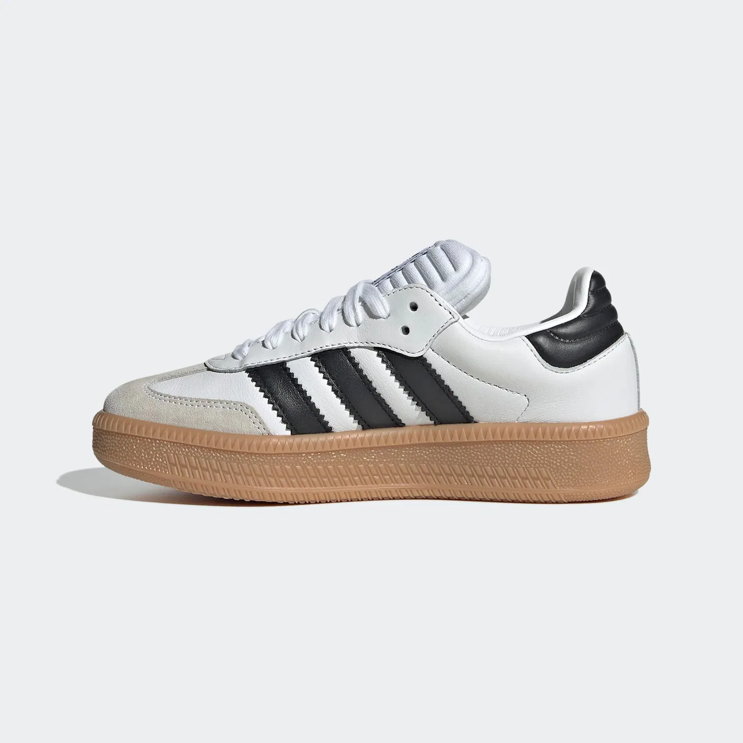 Детские кроссовки с увеличенной подошвой Adidas Originals, Cloud White/Core Black — фото 3