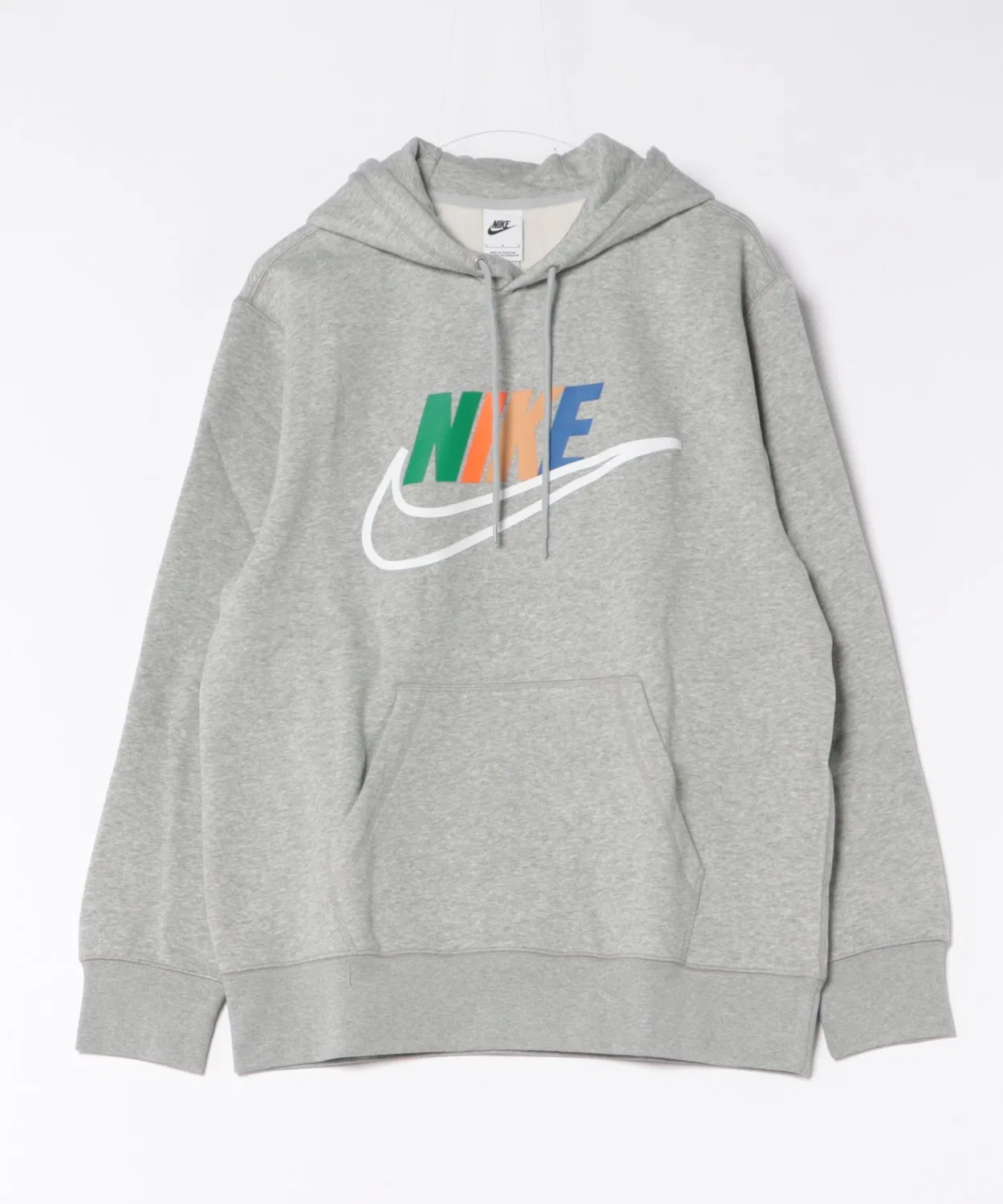 Мужской худи с принтом Club BB Futura BLOL/S NIKE, Heather Grey