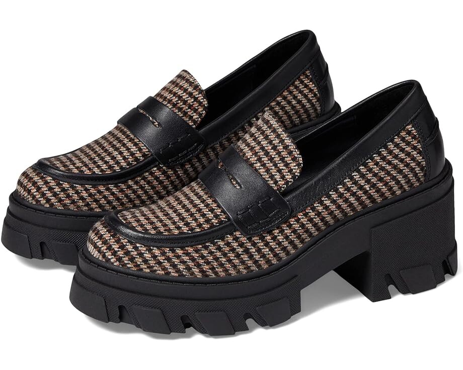 

Лоферы Steve Madden Beth Heeled Loafer, цвет Brown Plaid