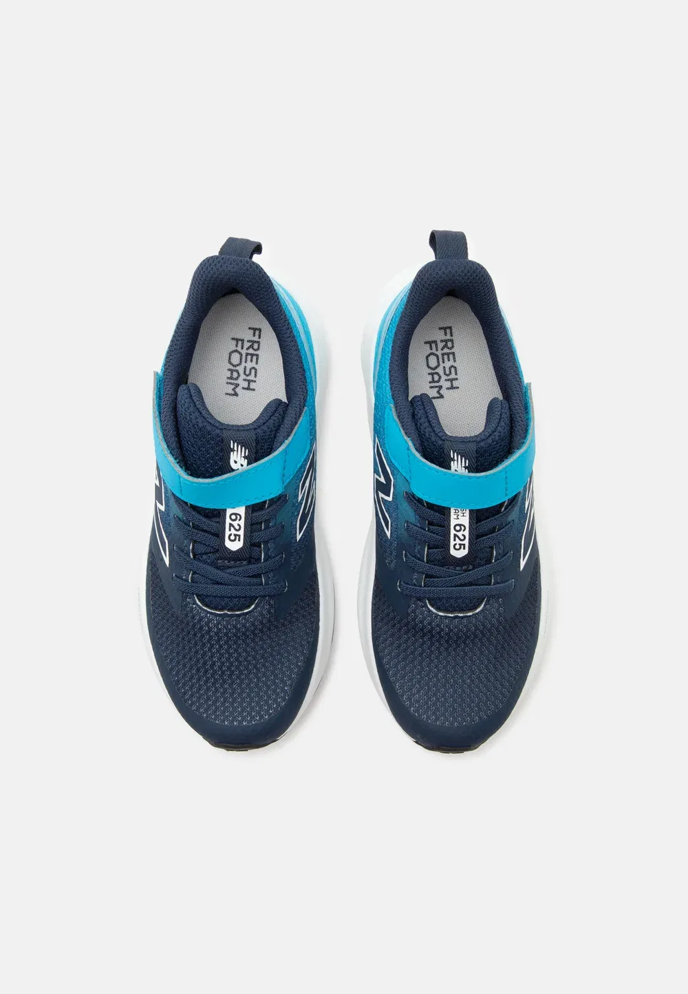 625 кроссовки унисекс на липучке для бега по улицам New Balance, Navy/Altitude — фото 4