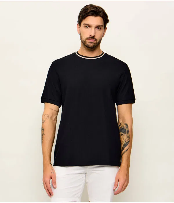 Мужская футболка с круглым вырезом T-Shirt C-Taut 40 BOSS, черный