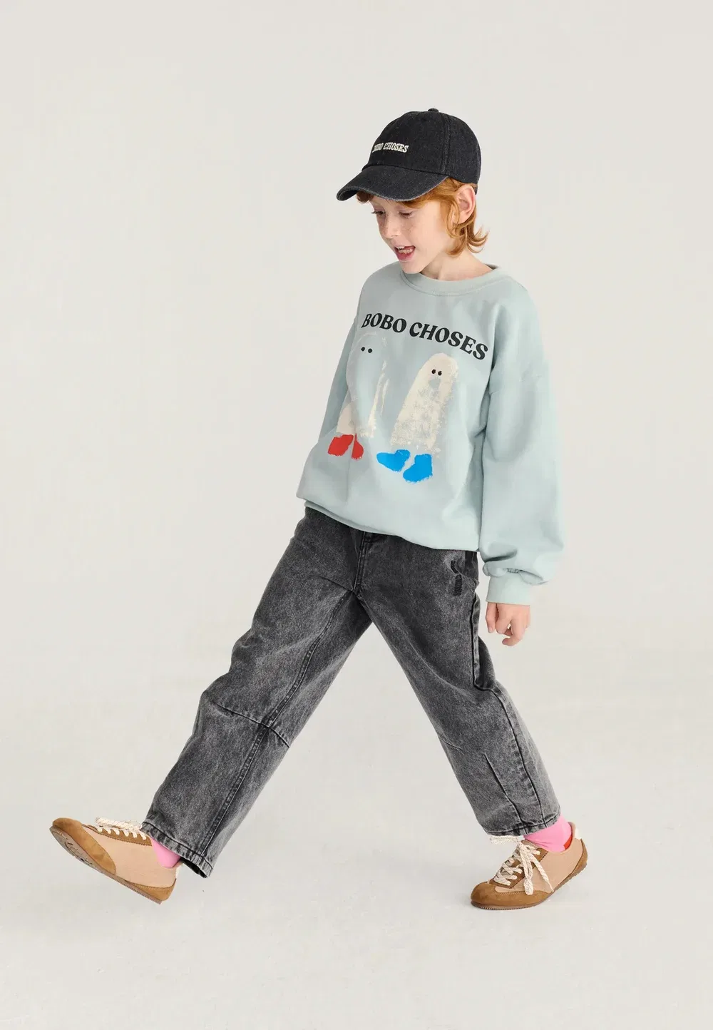 Толстовка унисекс Booty ghosts Bobo Choses, Light Blue