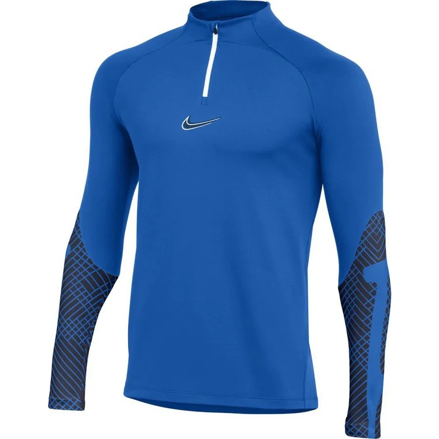 Мужская футболка с принтом Nike M Nk Df Strk Drıl Top K, Синий