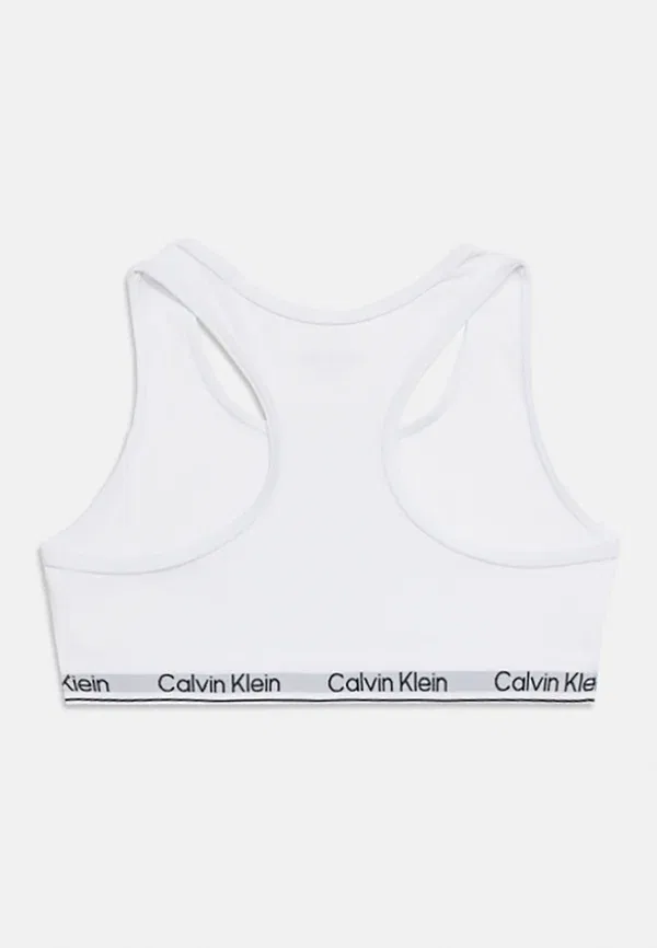 Бюстгальтер хлопковый 2 pack Calvin Klein Underwear, белый — фото 2
