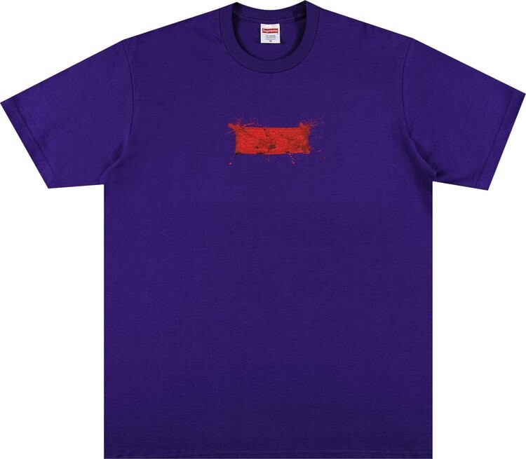 

Футболка Supreme Ralph Steadman Box Logo Tee 'Purple', фиолетовый