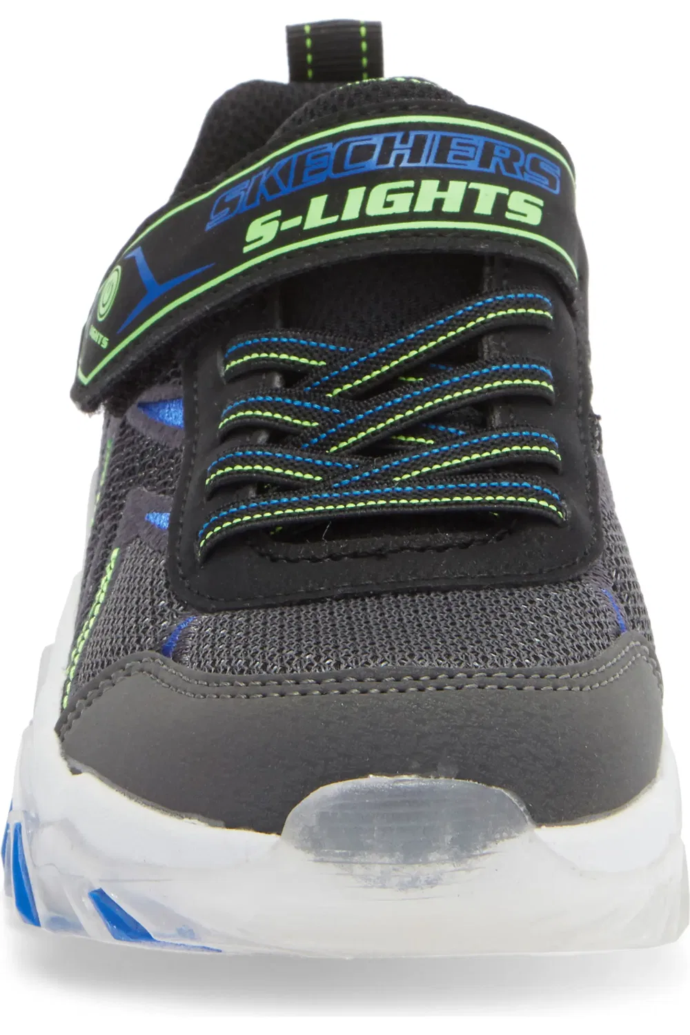 Кроссовки детские с подсветкой Mega-Surge 2.0 SKECHERS, Charcoal/Multi — фото 4