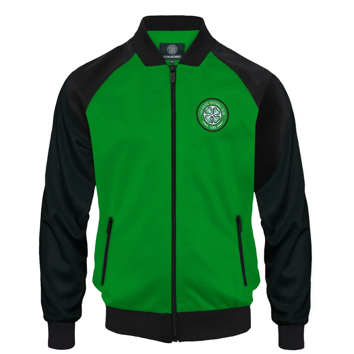 Детская куртка ретро с длинным рукавом Celtic Fc, Green
