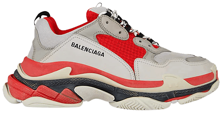 

Кроссовки Balenciaga Triple S Sneaker 'Grey Red', серый