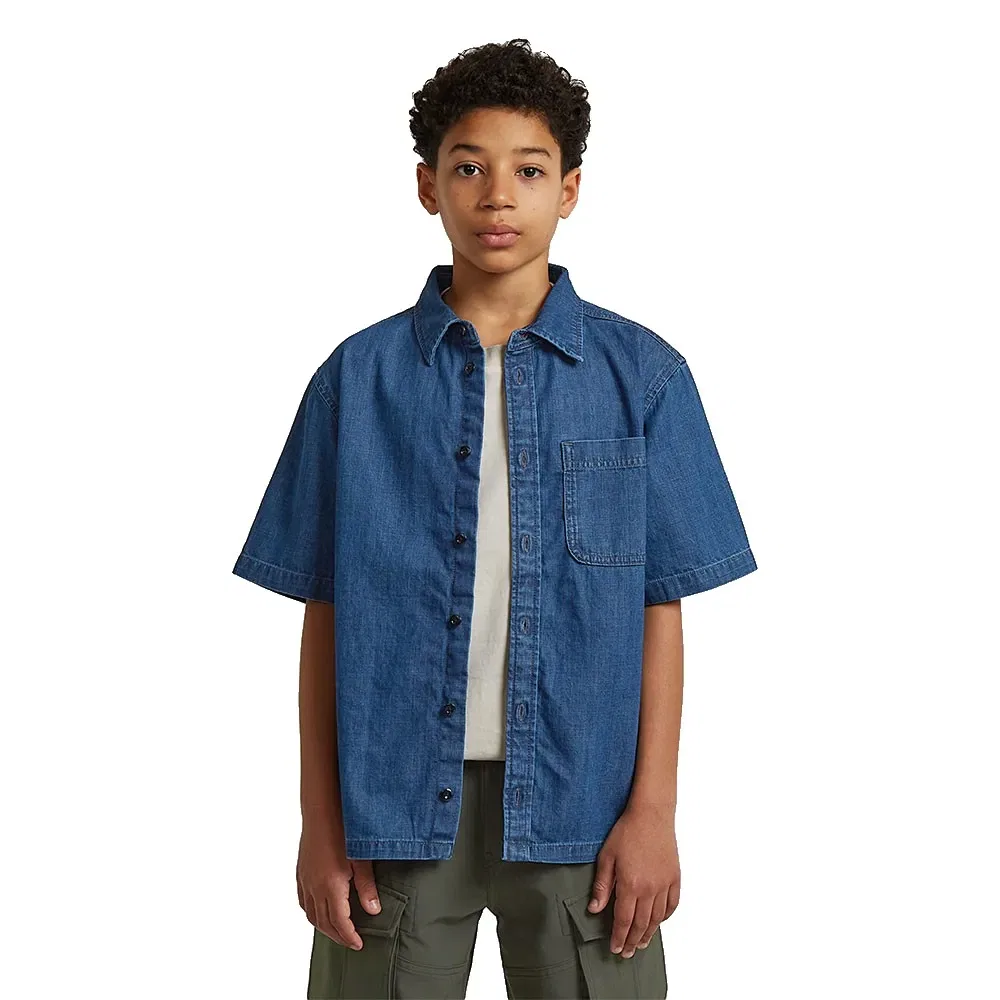 Футболка с коротким рукавом Alvi Relaxed Fit G-Star, синий