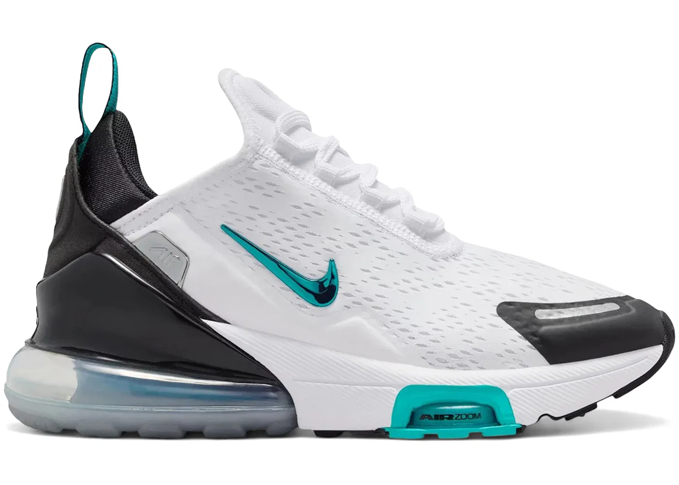Детские кроссовки Lifestyle Nike Air Max 270 Premium, White/Dusty Cactus/Black/Metallic Silver