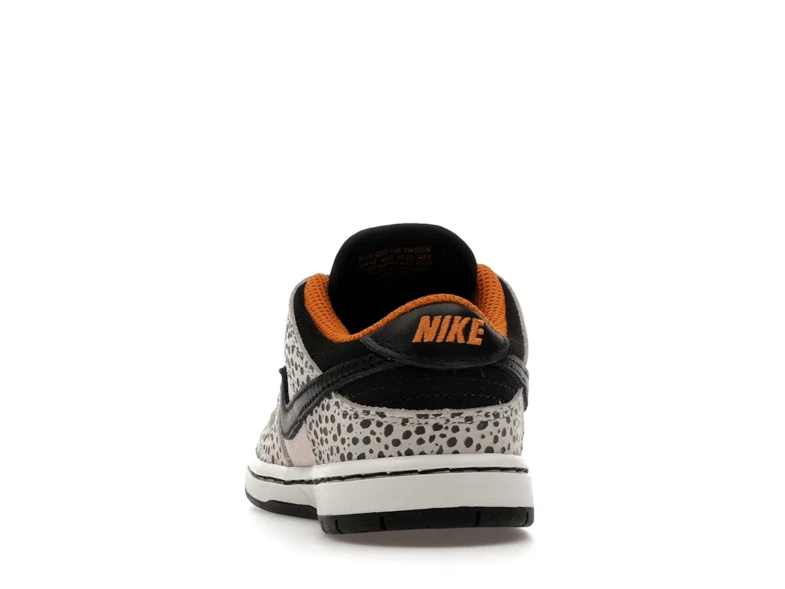 Детские кроссовки для мальчиков и девочек с принтом Nike SB Dunk Low Electric Pack Olympic Safari Nike, Phantom/Black/Monarch/Summit White/Chlorine Blue — фото 4