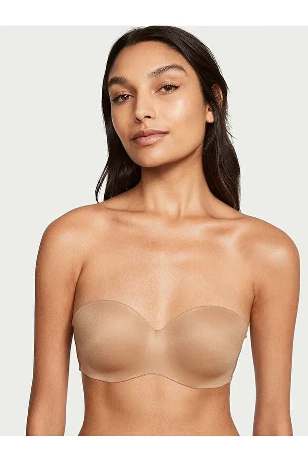 Женский бюстгальтер без бретелек с пуш-ап Victoria's Secret, Beige