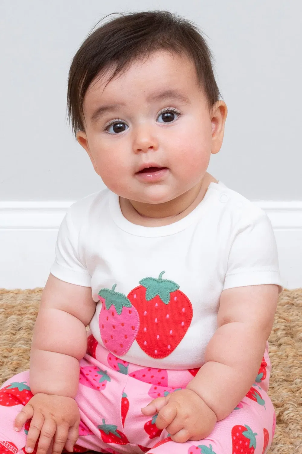 Детский боди с ягодами Baby Berry Brave Kite, Cream — фото 2