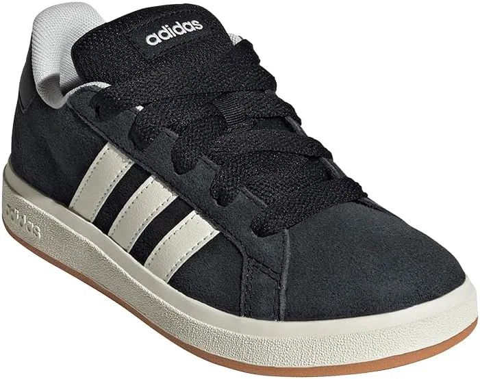 Детские кроссовки для мальчиков Grand Court 00s adidas, Black/Off White/Gum — фото 4