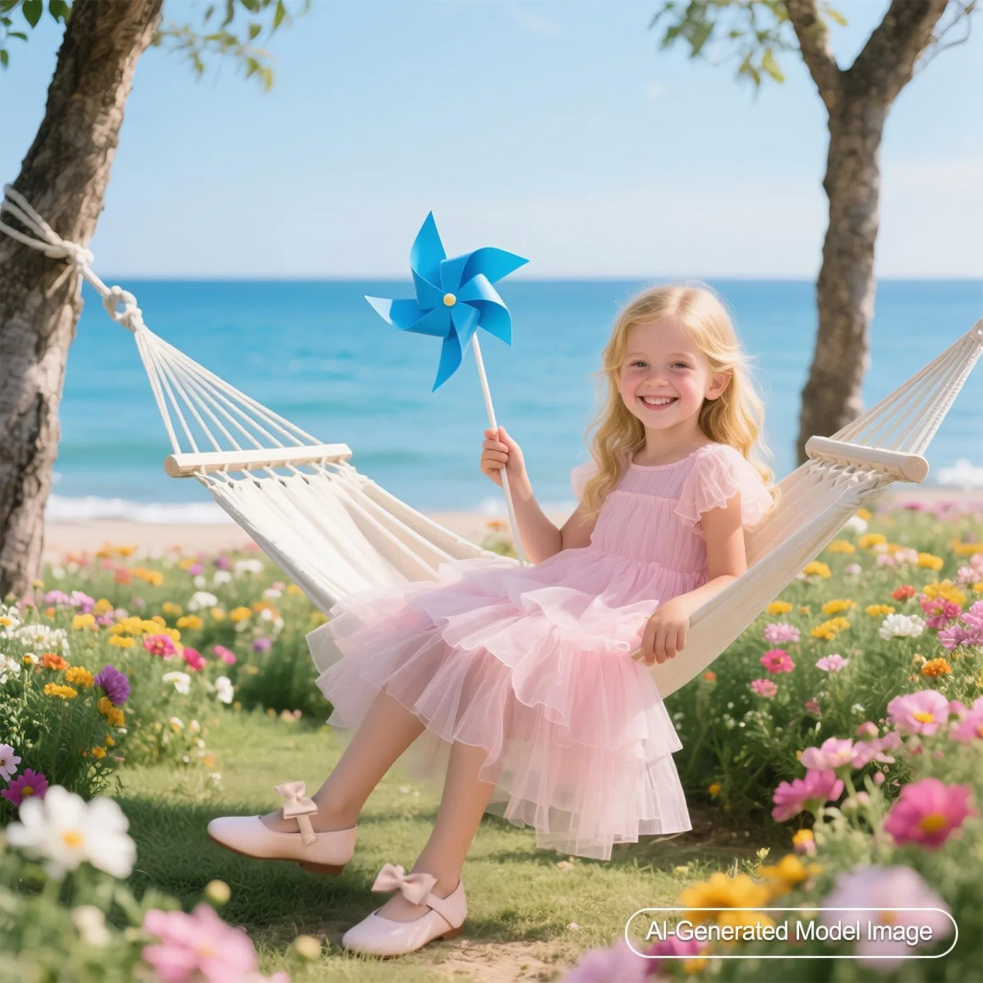Детские туфли Мэри Джейн для девочек PHIRAMIN, Fashionable Bowknot Pink — фото 2