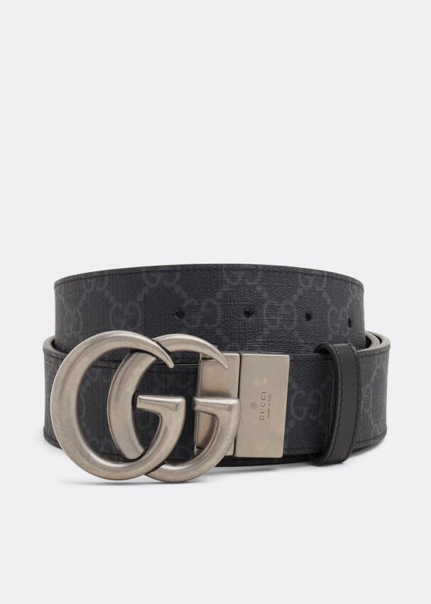 

Ремень GUCCI GG Marmont reversible belt, черный