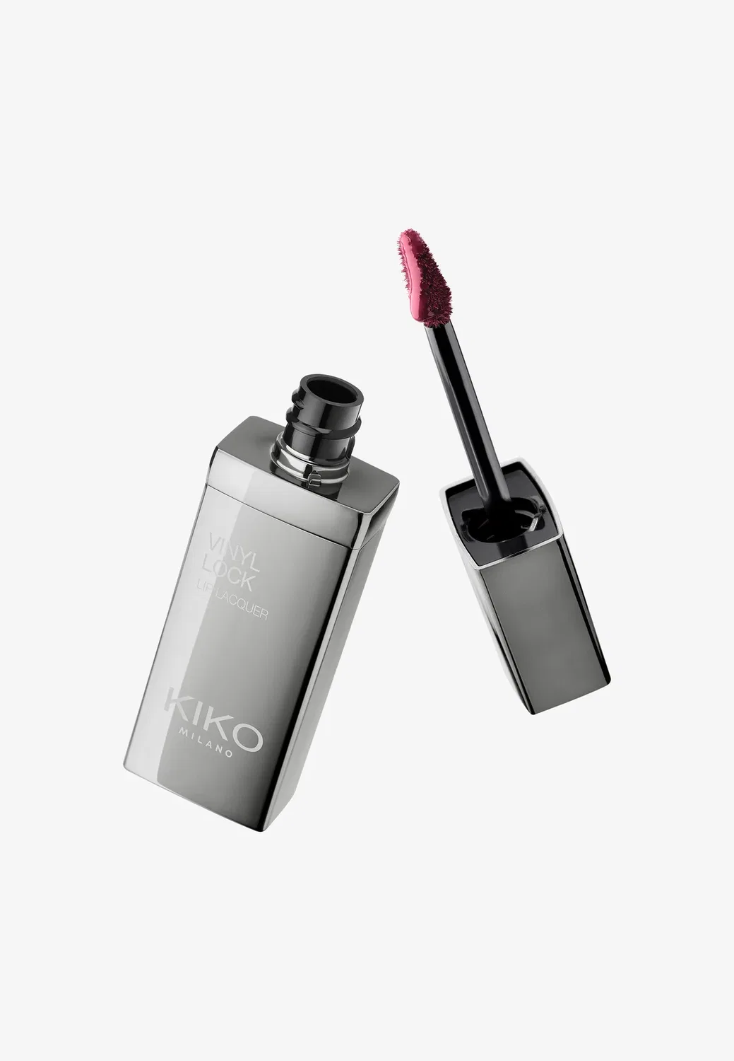 Жидкая помада Vinyl lock lip lacquer Kiko Milano, Berry Crush, 4 мл — фото 2